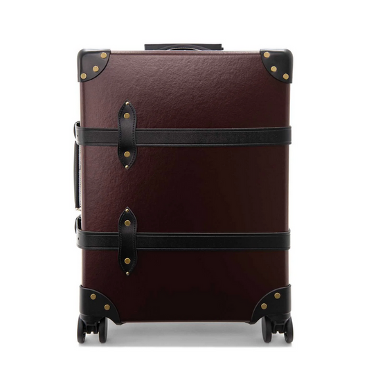 Globe Trotter Centenary Ox Blood Carry-on Suitcase